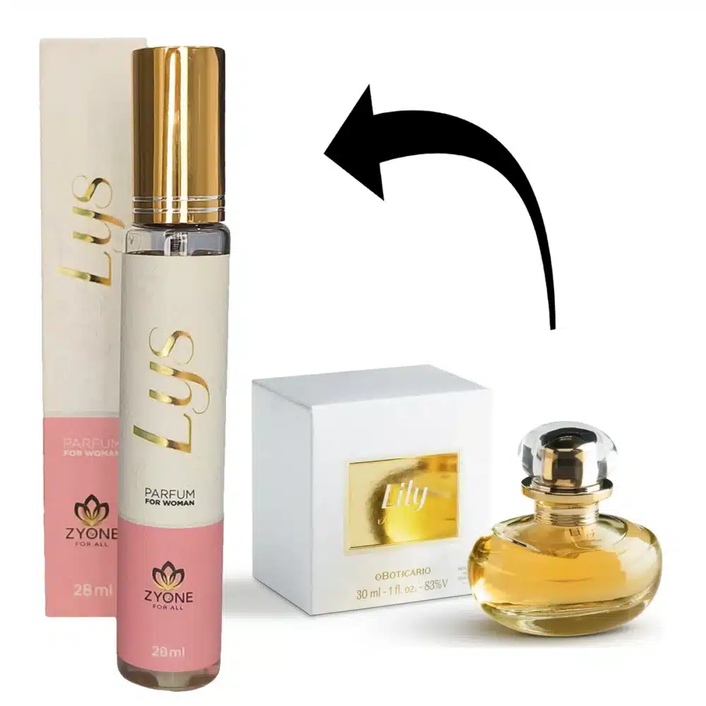 Perfume Feminino Zyone Lys 28 ML Eau de Parfum EDP Alta FIxação Floral Intenso Lírio