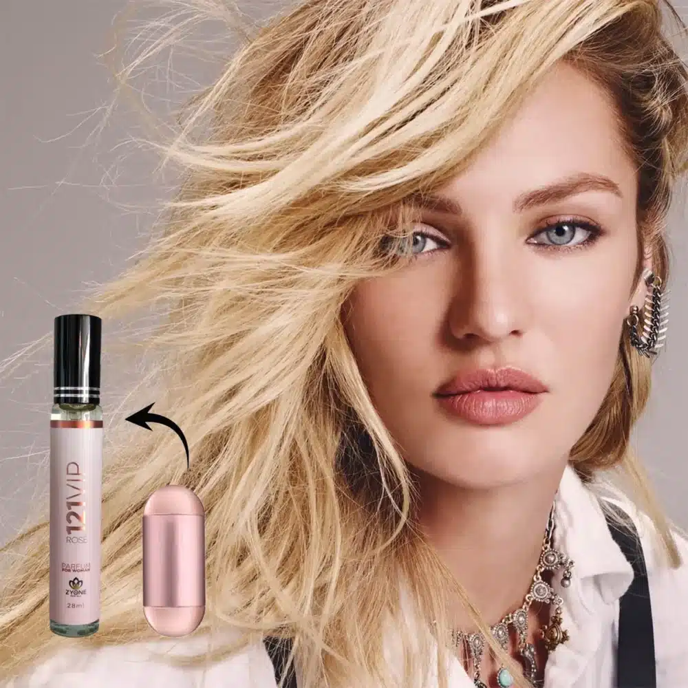 Perfume Feminino Zyone 121 Vip Rose 28ml Eau de Parfum EDP Alta FIxação - Image 2