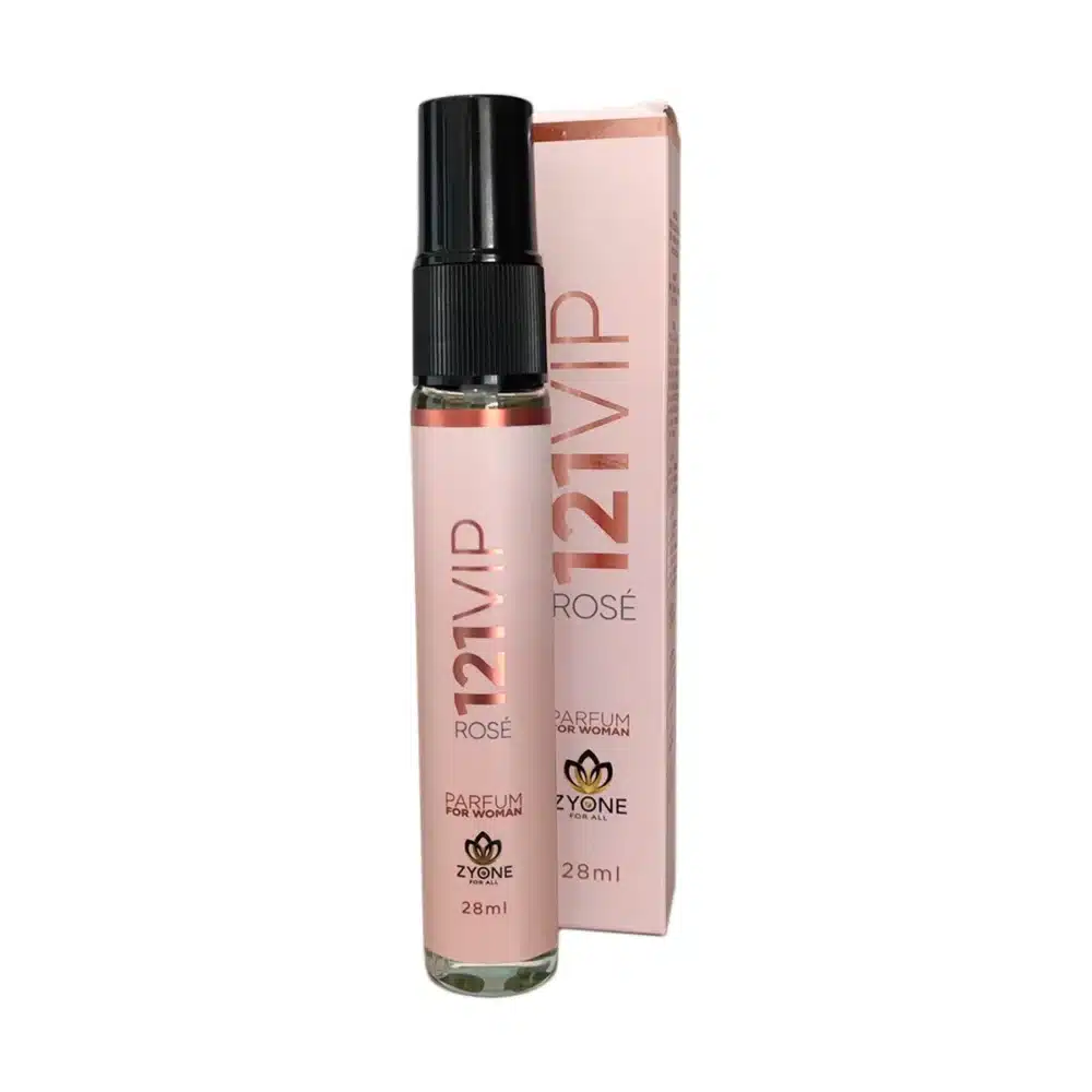 Perfume Feminino Zyone 121 Vip Rose 28ml Eau de Parfum EDP Alta FIxação - Image 3