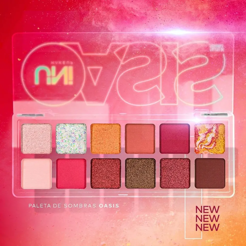 Paleta de Sombras Oasis 12 Cores - Uni Makeup - Image 2